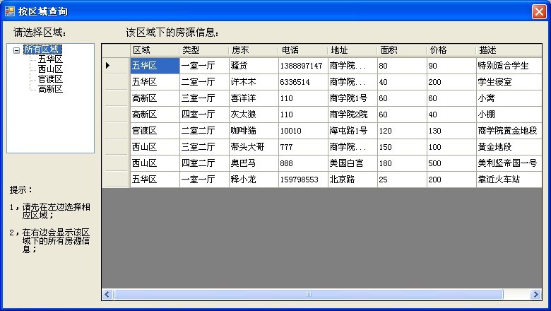 我的毕业设计作品:房屋中介管理系统 我的毕业设计作品:房屋中介管理系统