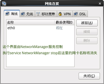 linux的NetworkManager服务